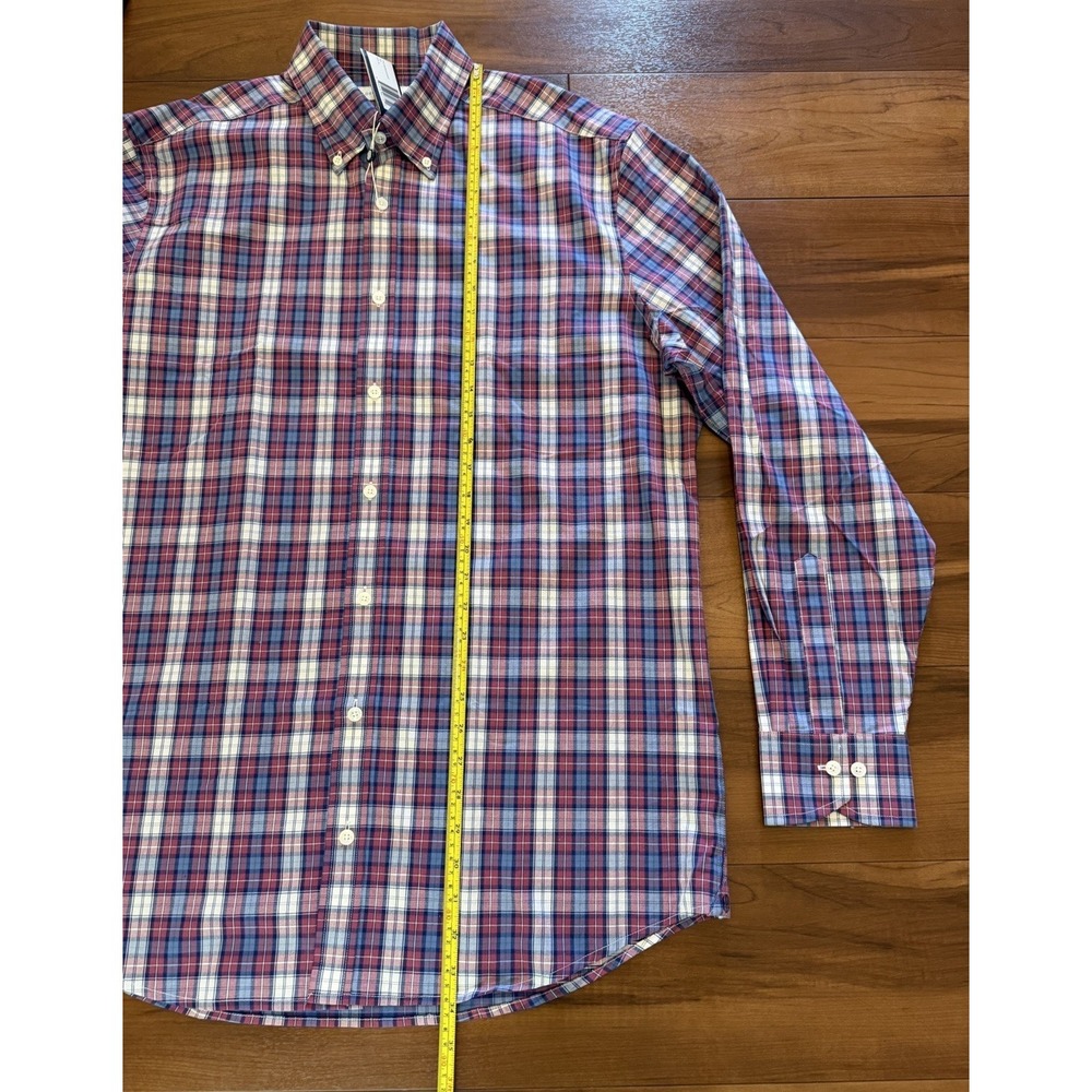 Holderness Bourne Shirt Plaid The Andrews Stretch Button Down NWT Men's Size XL - Picture 15 of 16